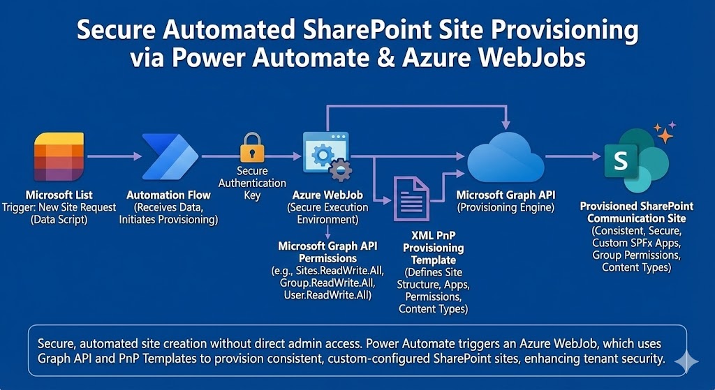 Automated provisioning workflow
